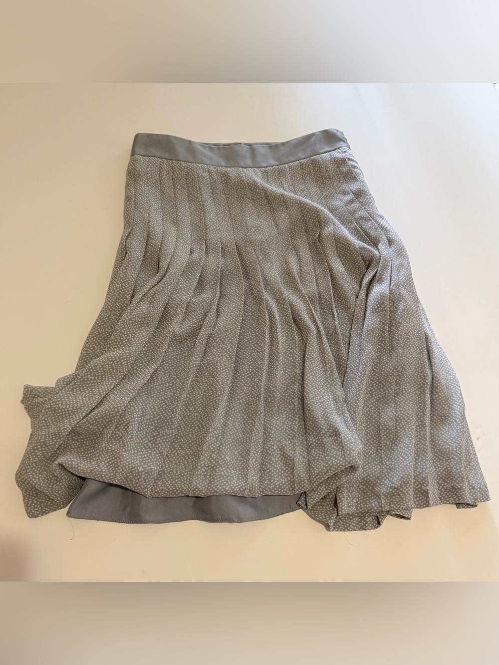 Club Monaco - Grey Pleated A-Line Women's Skirt